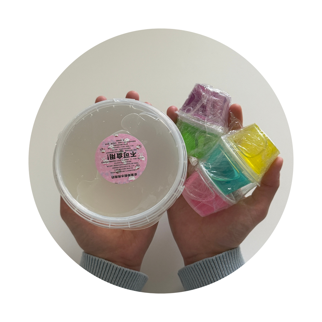 DIY Rainbow Pond Slime