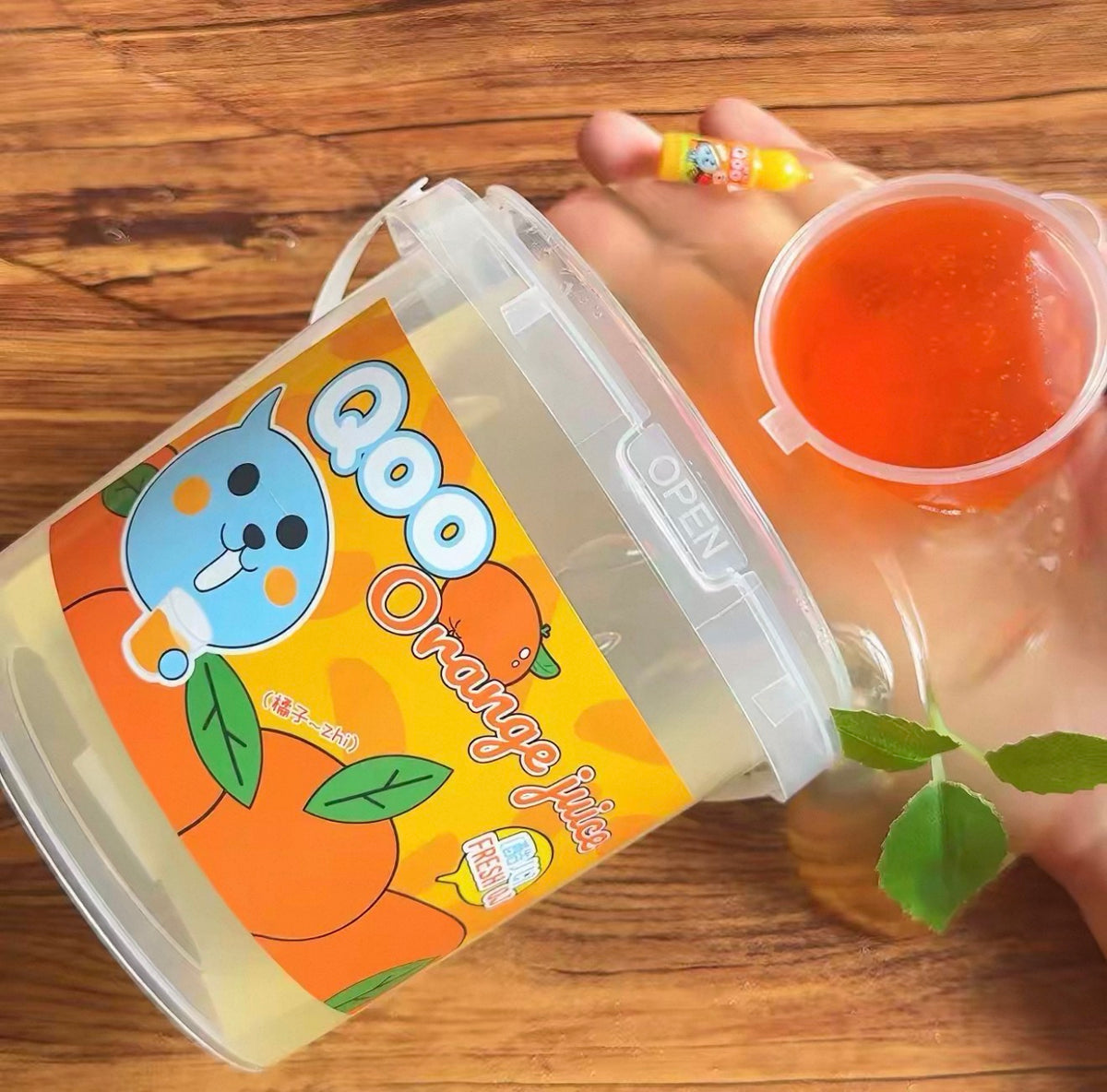 Orange Juicy Smoothy Slime